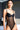 Huntress Noir - Siyah Brodeli Fantezi Bodysuit